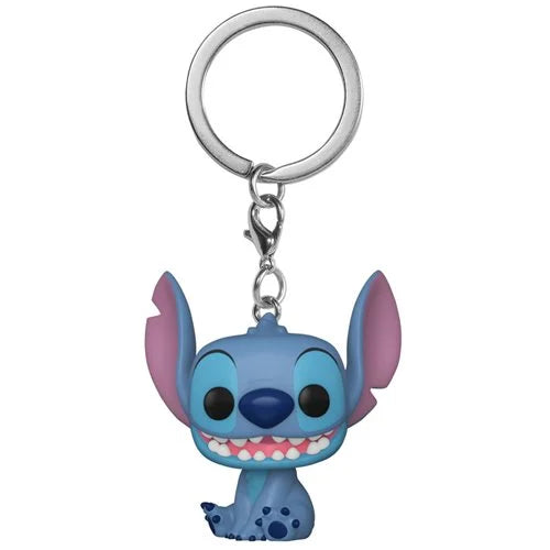 Stitch Sitting Funko Keychain Pocket Pop Disney