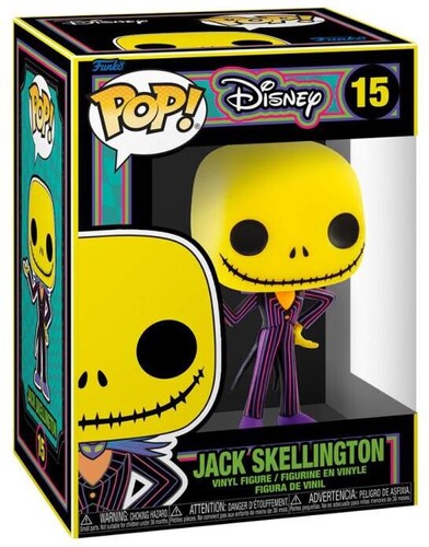 Disney - Nightmare Before Christmas - Blacklight Jack Skellington #15 Funko Pop