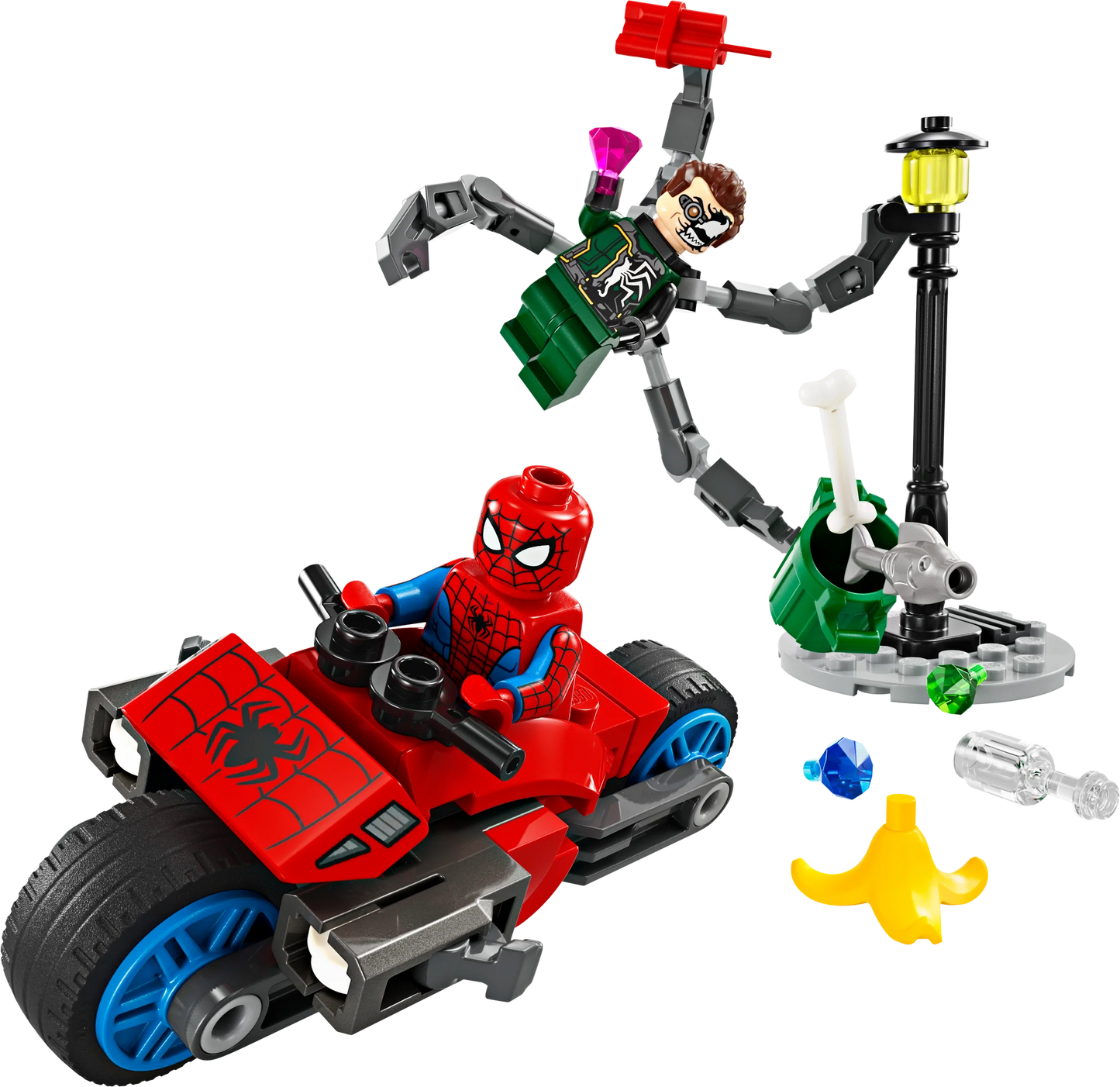 LEGO® | Marvel Motorcycle Chase: Spider-Man vs. Doc Ock 76275