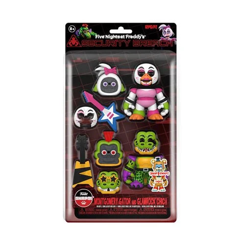 FNAF - Security Breach - Glamrock Chica & Montgomery Gator 2 Pack Funko Snaps Figure