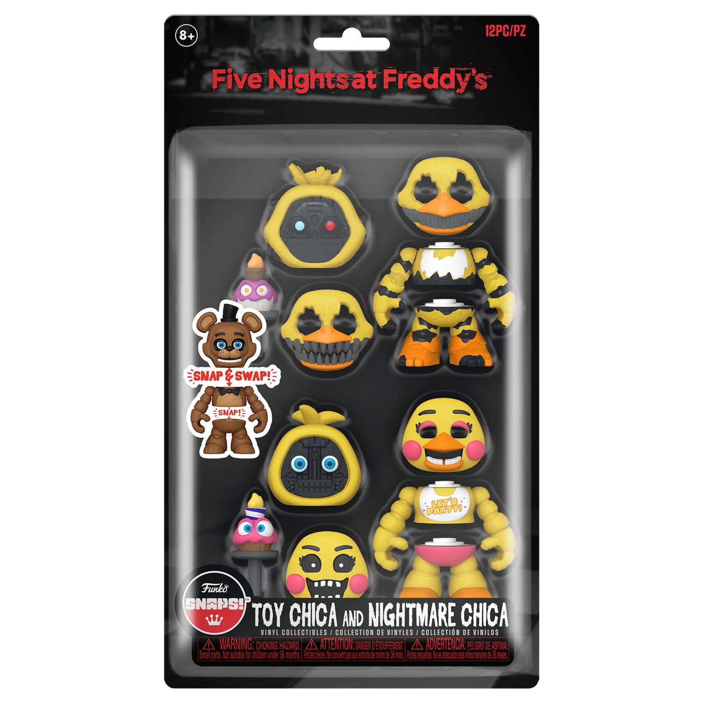 FNAF - Toy Chica & Nightmare Chica 2 Pack FUNKO SNAPS FIGURE