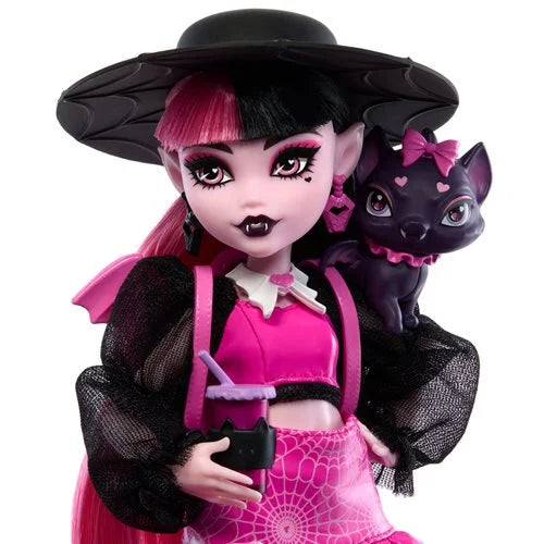 Monster High Draculaura 2024 Doll with Count Fabulous