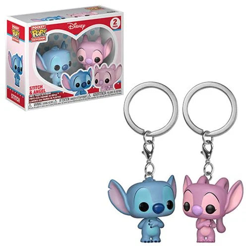 Disney - Lilo & Stitch 2 Pack Funko Keychain Pocket Pop