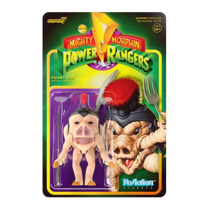 Pudgy Pig - Mighty Morphin' Power Rangers ReAction Figure Wave 1 - Super 7