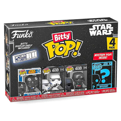 Star Wars Darth Vader Funko Bitty Pop! Series 4 Mini-Figure 4-Pack