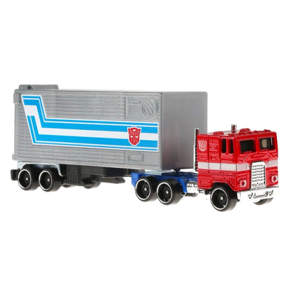 Hot Wheels Track Fleet 1:64 Scale Die-Cast Transformers Optimus Prime Vehicle