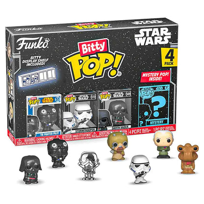 Star Wars Darth Vader Funko Bitty Pop! Series 4 Mini-Figure 4-Pack