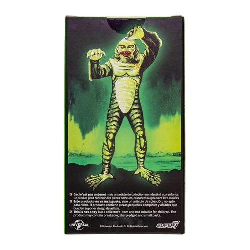 Super7 Monsters - (Super She) Creature From the Black Lagoon - Glow in the Dark Reaction Figure EE Exclusive