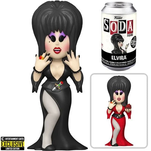 Elvira Vinyl Figure Funko Soda EE Exclusive